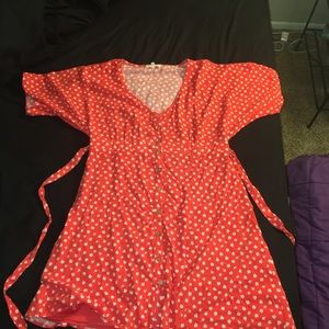 Red/Orange Mini Dress